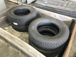 LT245/75R17 Studded Tires, Qty. 4