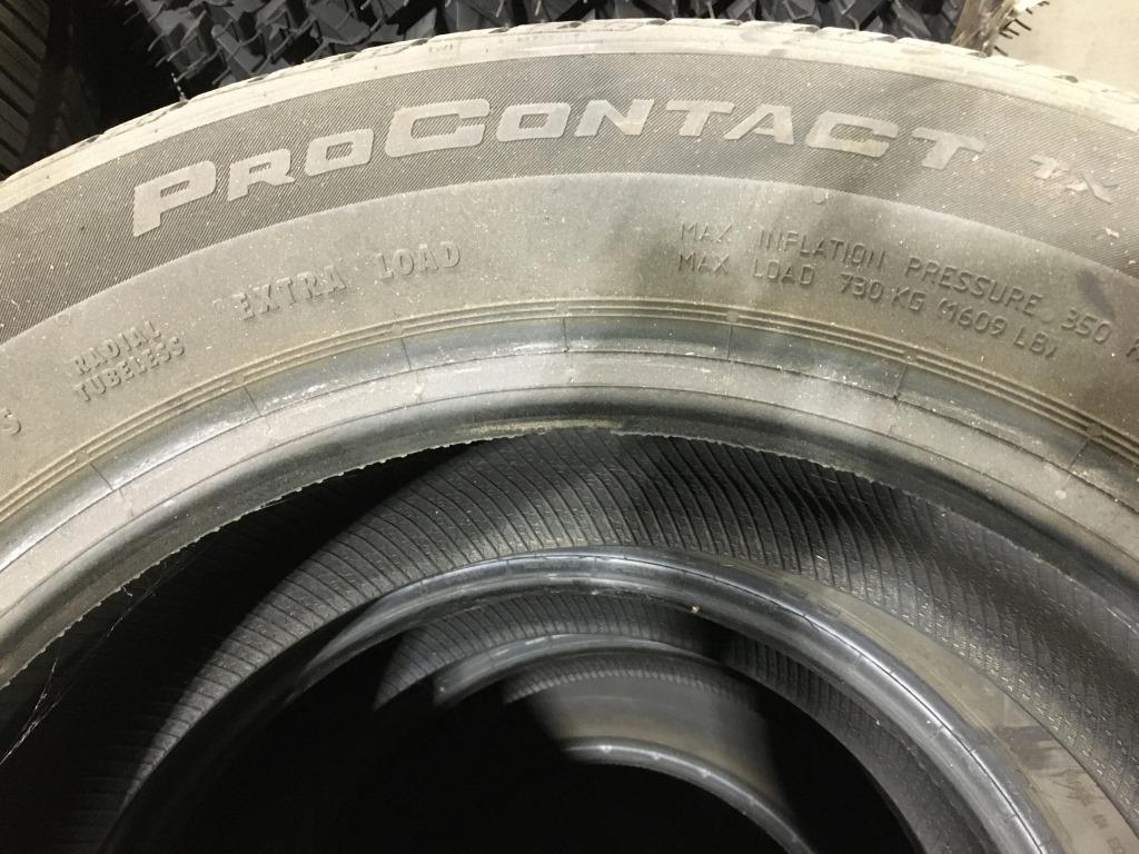 Continental 215/55R16 Tires, Qty. 4