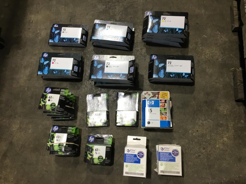 HP Ink Cartridges, Qty. 32