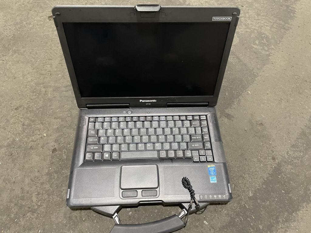 Panasonic Toughbook CF-53 Laptops, Qty 9