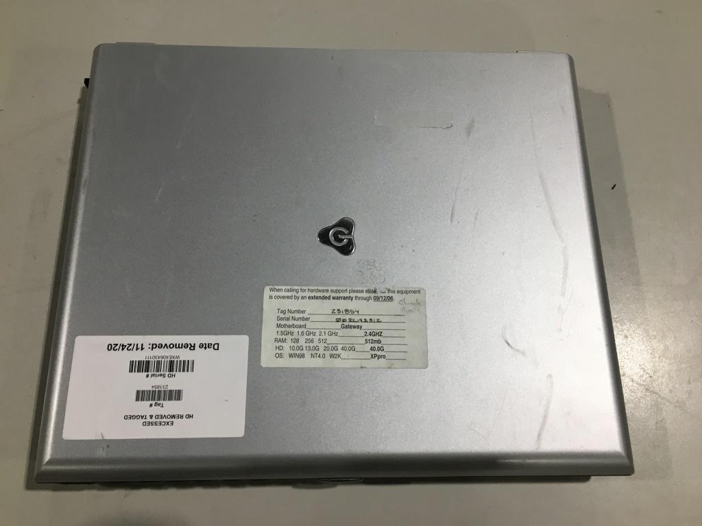 Dell & Gateway Laptops, Qty. 33