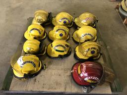 Fireman Hard Helmets Qty 11