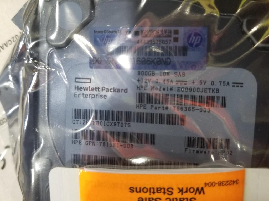 HP 900 GB Hard Drive, Qty. 4