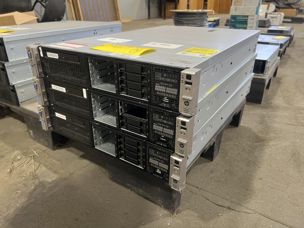 HP Proliant DL380 G8 Servers, Qty. 3