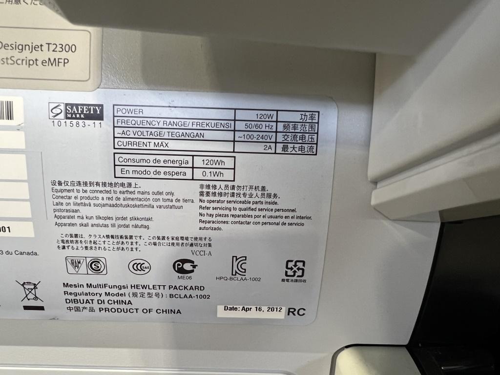 HP Designjet T2300 Plotter