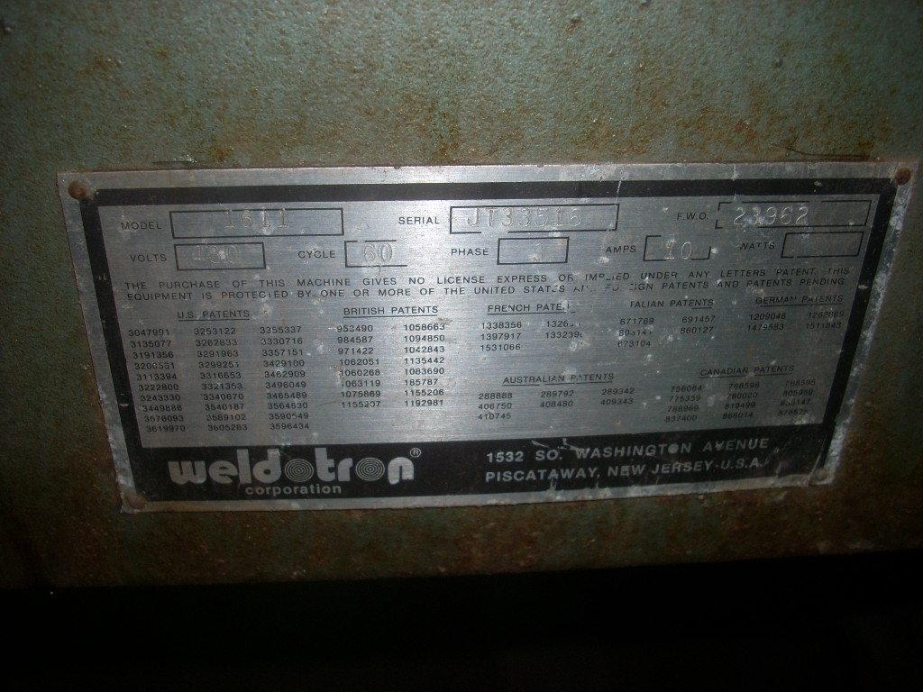 Weldotron 1601 or 1611 wrapping machine Wrapper