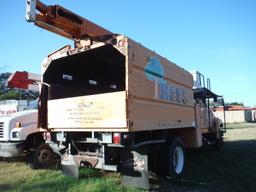 1998 GMC C7500 Chip Truck With 52' Altec Manlift Bucket