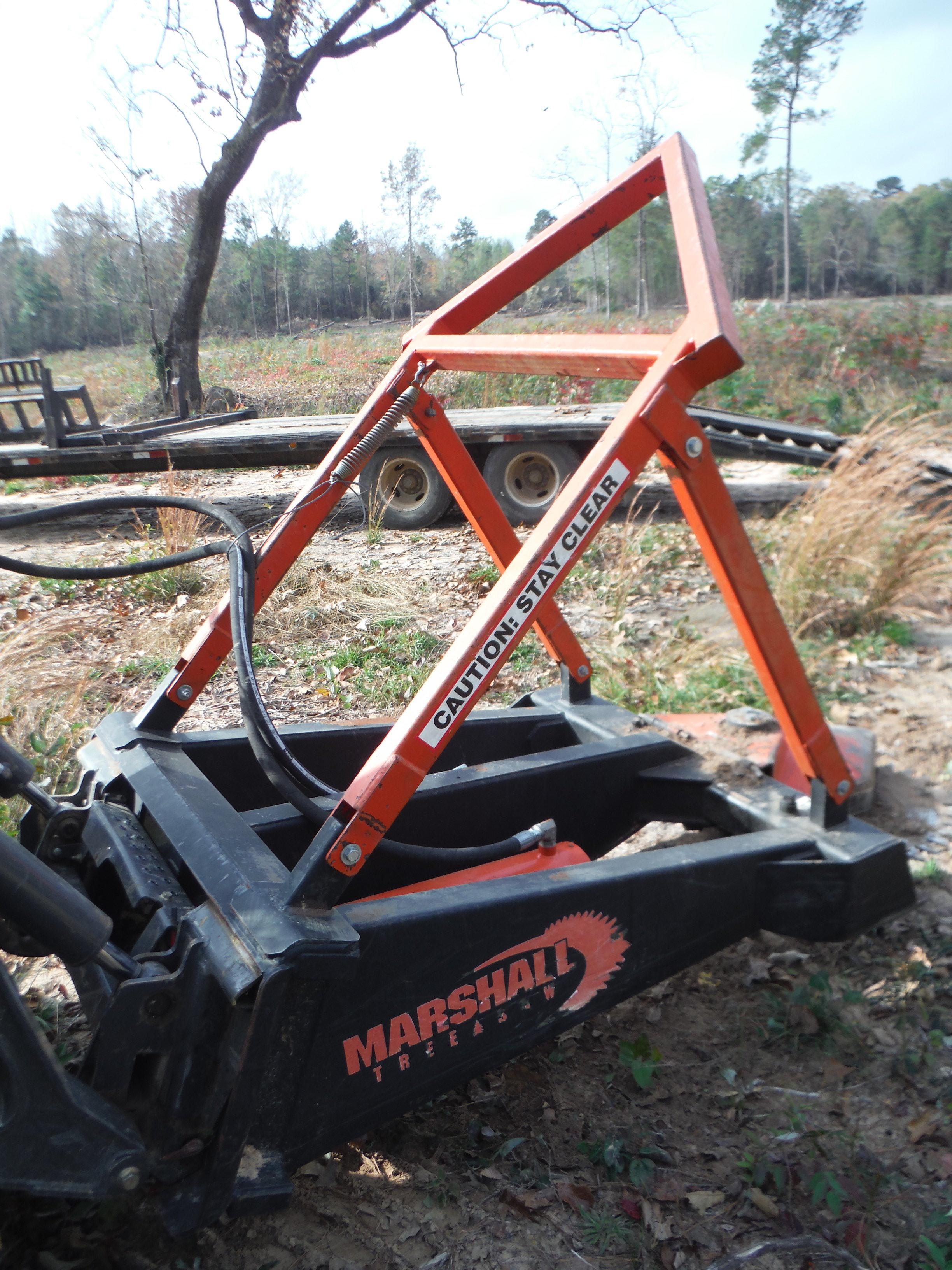 Marshall Tree Saw Skid Steer Attachment