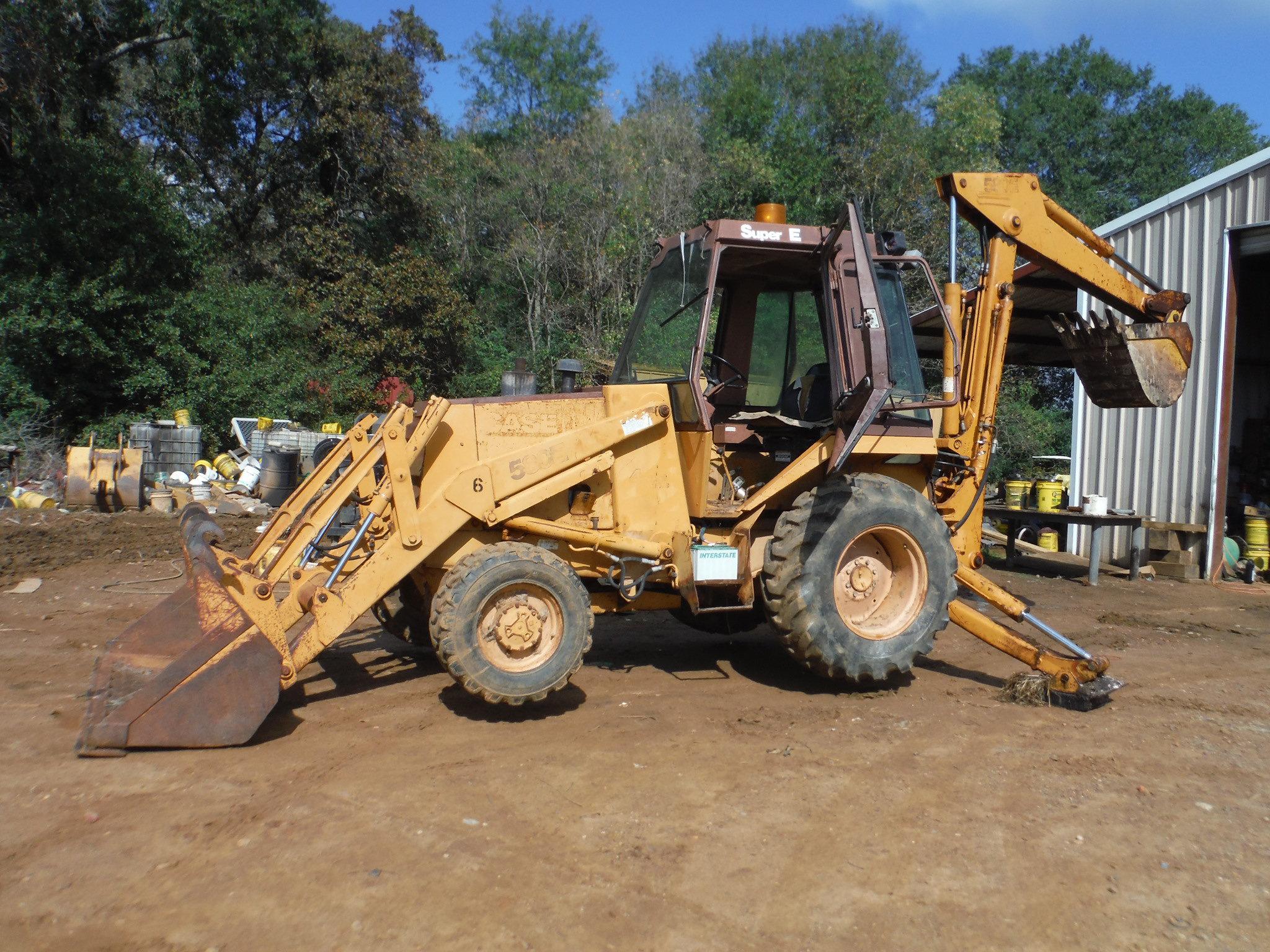 1989 Case 580 4X4 Loader Backhoe