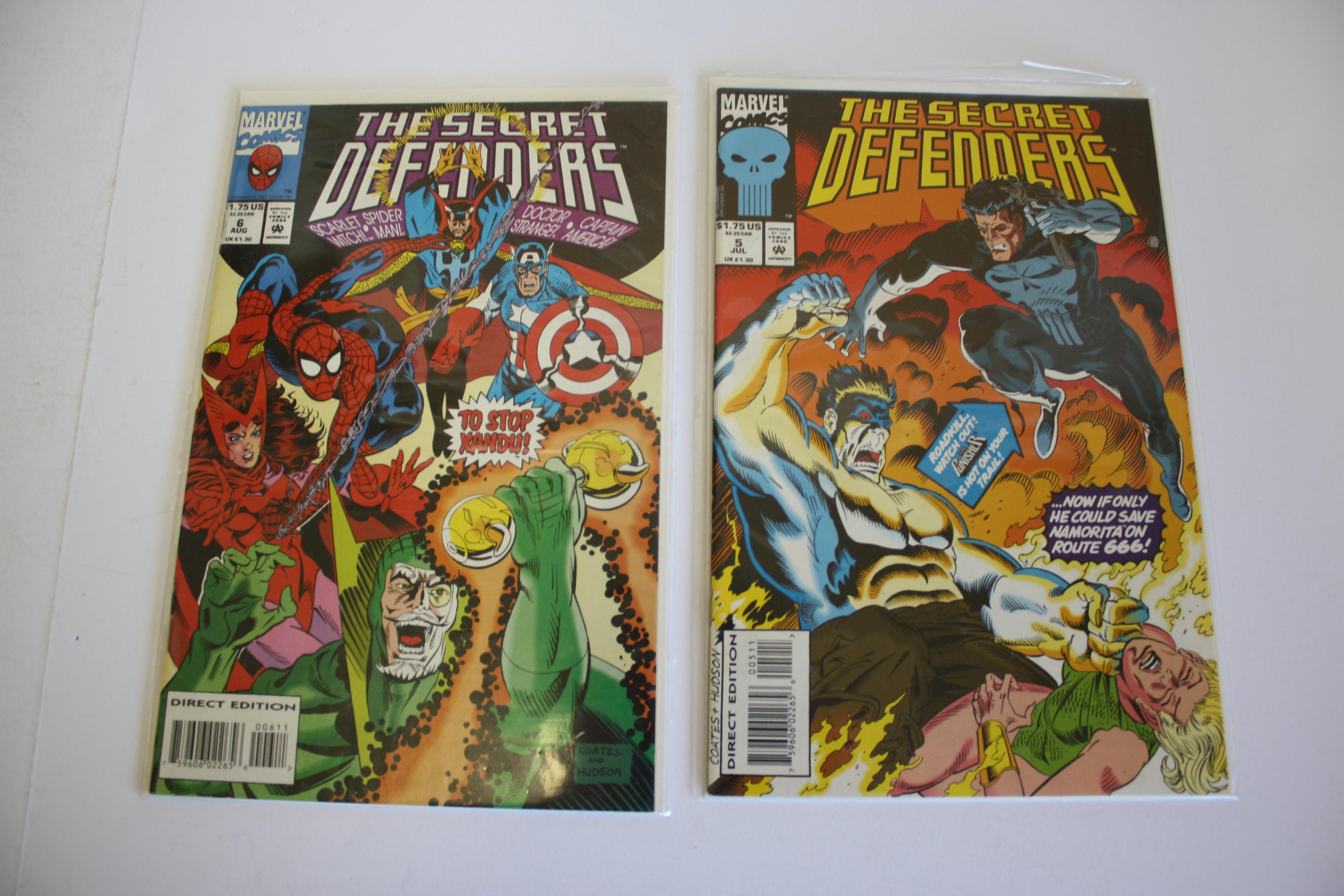 The Secret Defenders Marvel Comics 1-10, 13