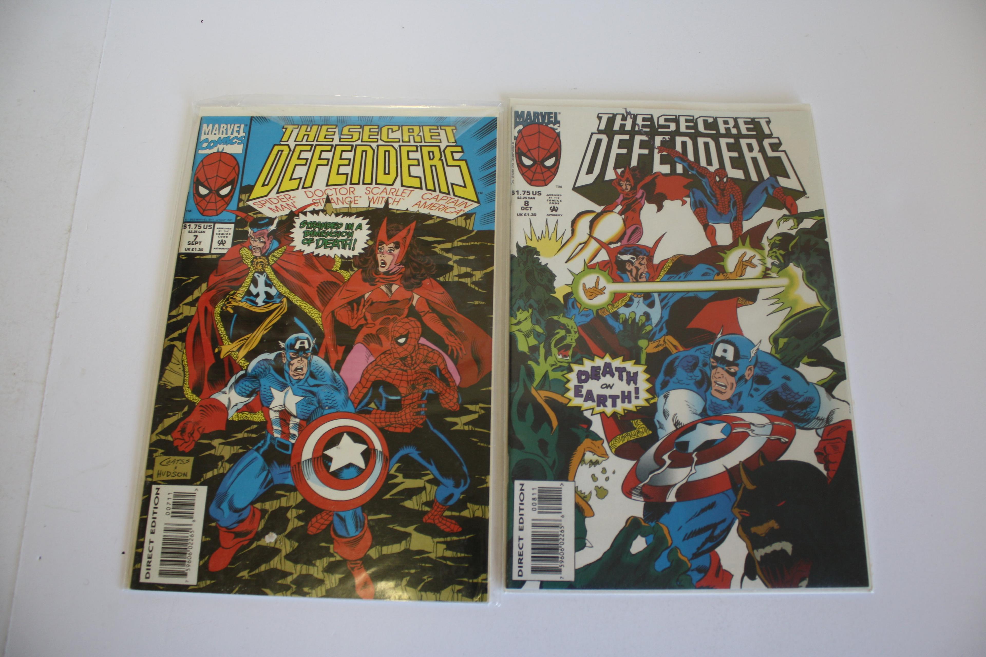 The Secret Defenders Marvel Comics 1-10, 13