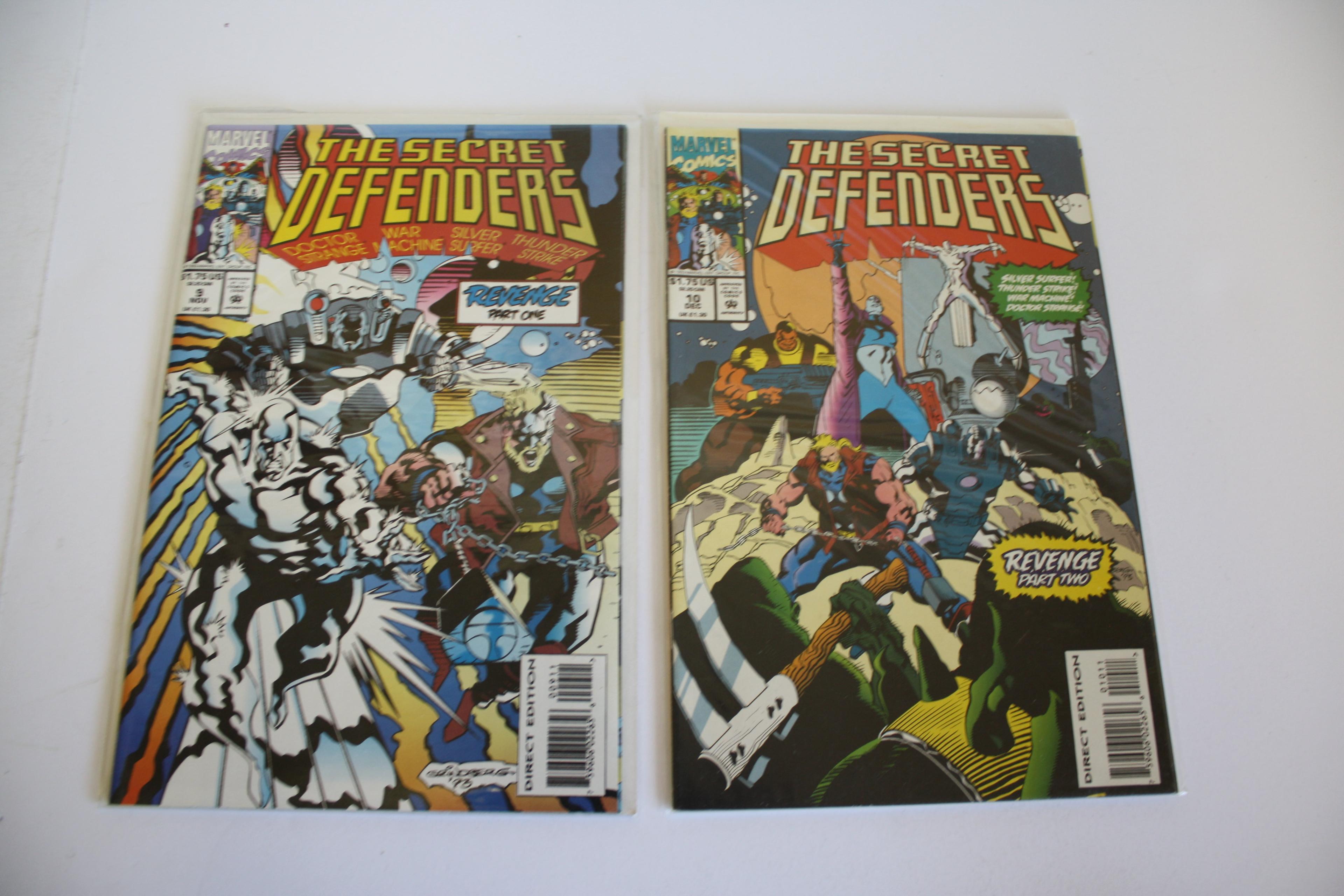 The Secret Defenders Marvel Comics 1-10, 13