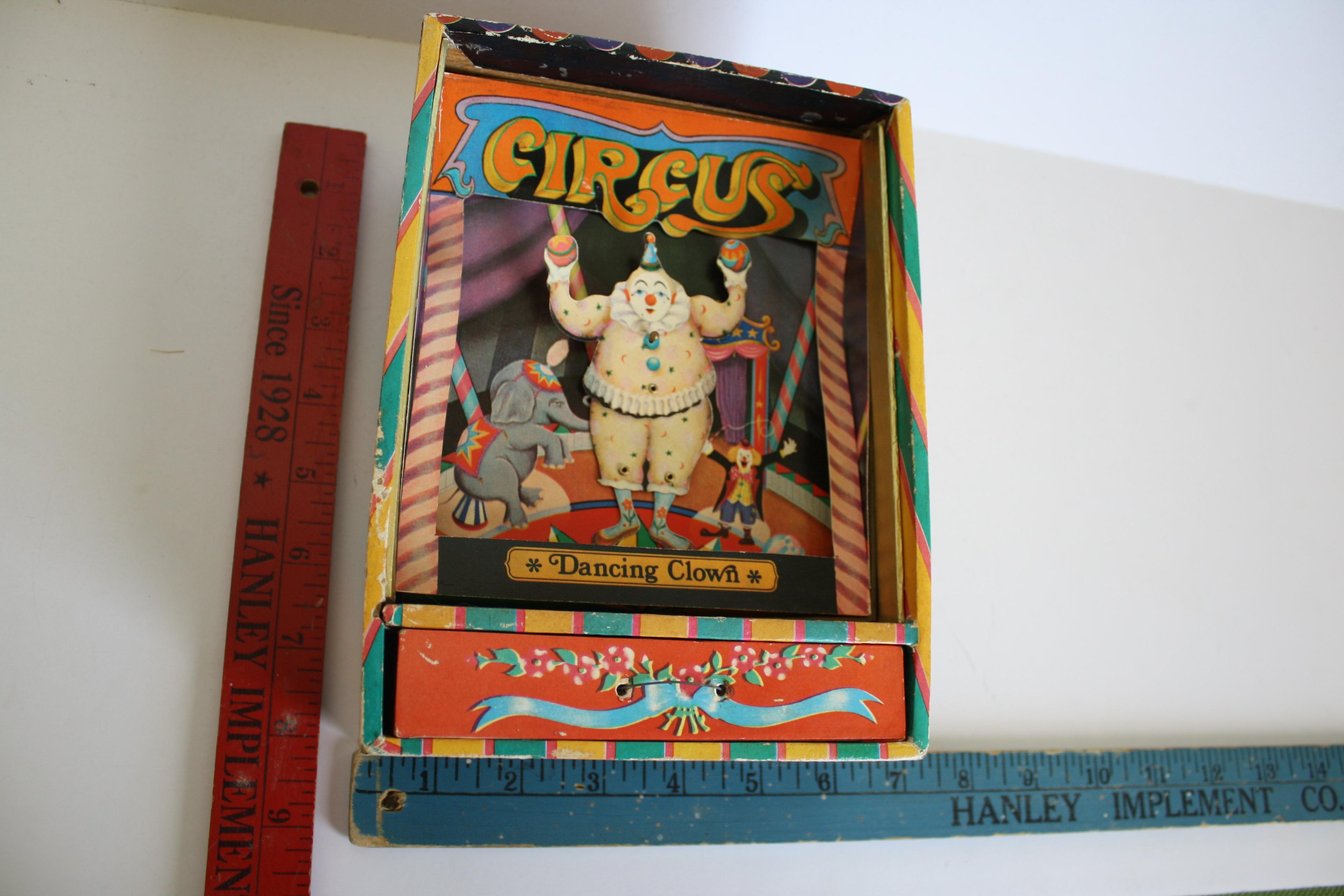 Circus Dancing Clown Jewelry Box