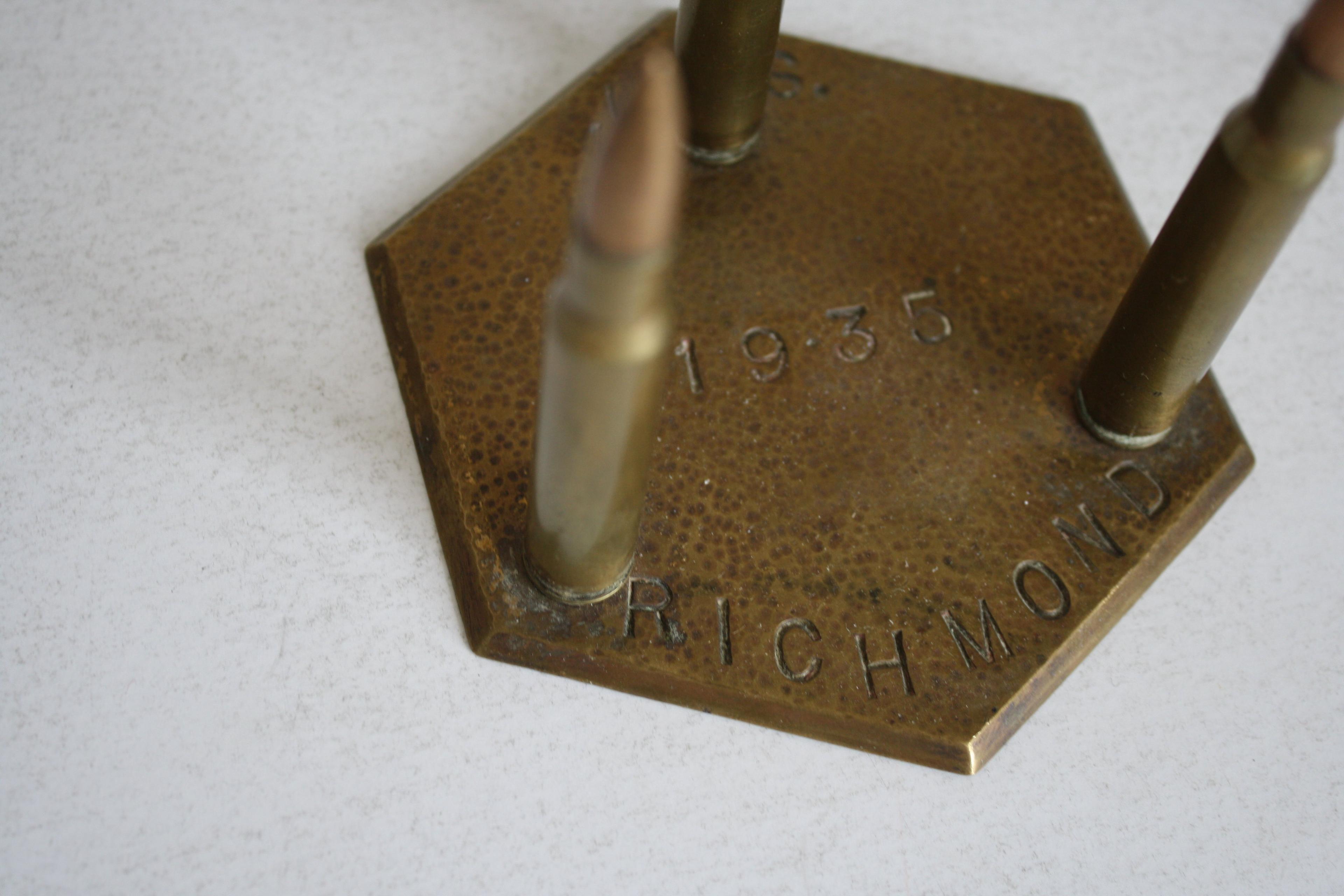 U.S.S. Richmond 1935 Trench Art