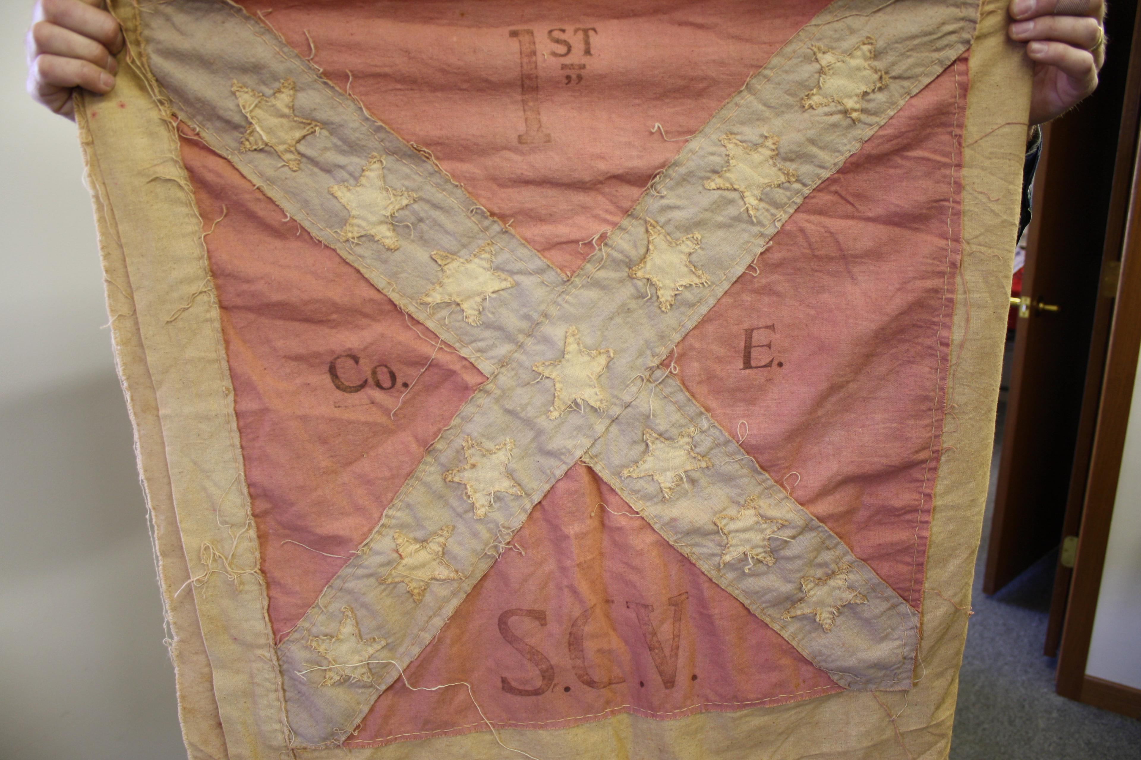 1st Savannah Georgia Volunteers Company E Confederate Flag