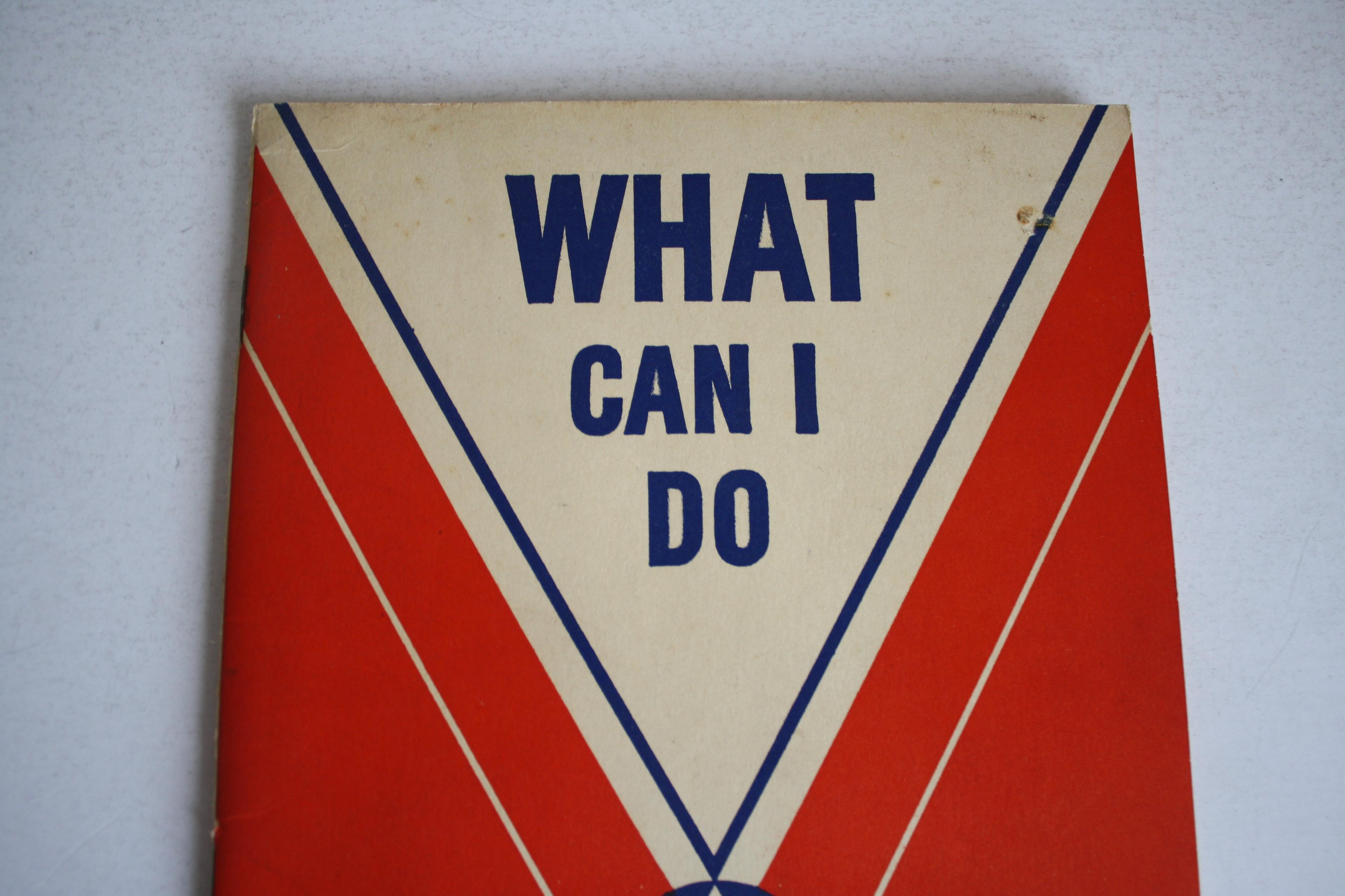 1950's Civil Defense Hat and Manual