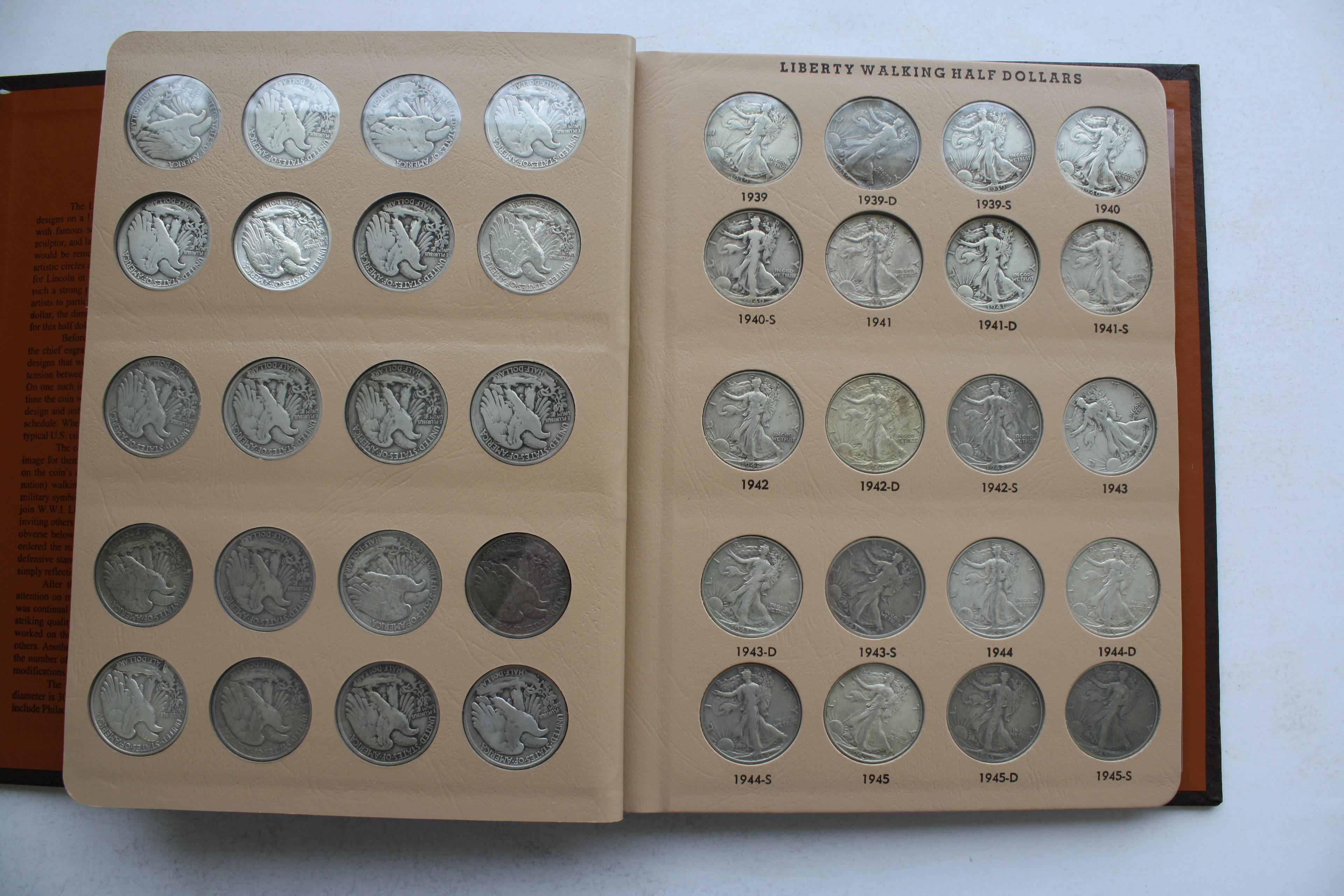 Liberty Walking Half Dollars 1916-1947