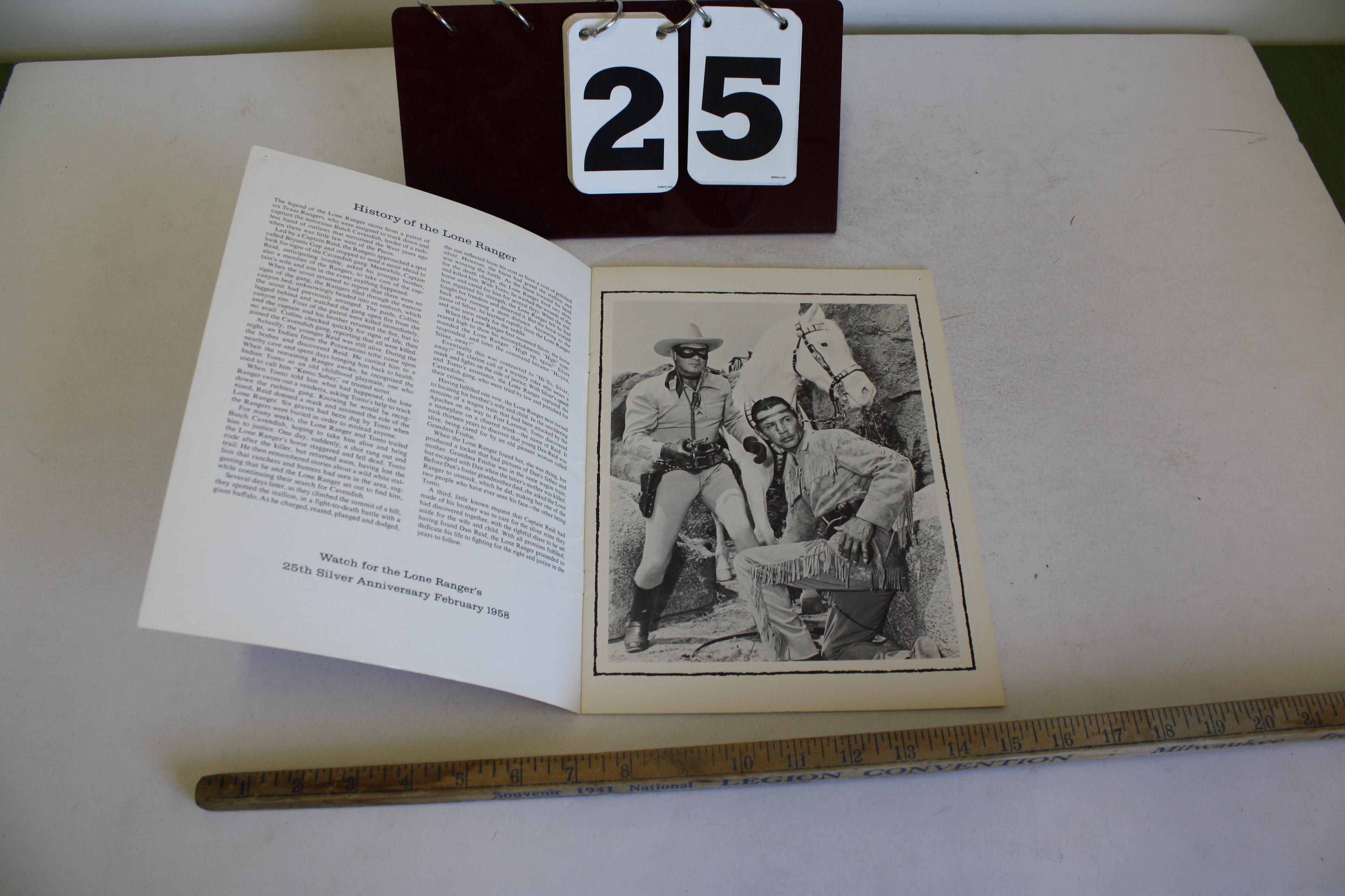 1958 The Lone Ranger and Tonto Photo Album