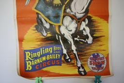 Ringling Bros. Barnum & Bailey Circus Poster- Tiger on Horse