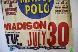 RARE Return of Marco Polo Ringling Barnum & Bailey Poster