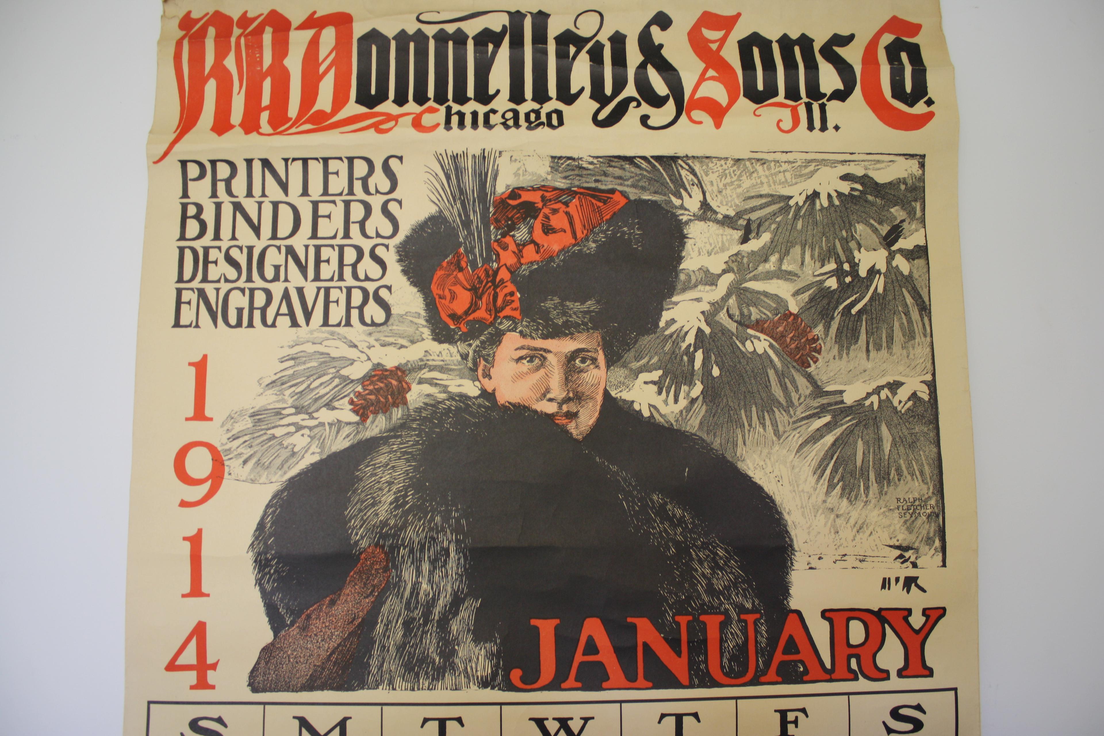 1914 RR Donnelly & Sons Co. Calendar