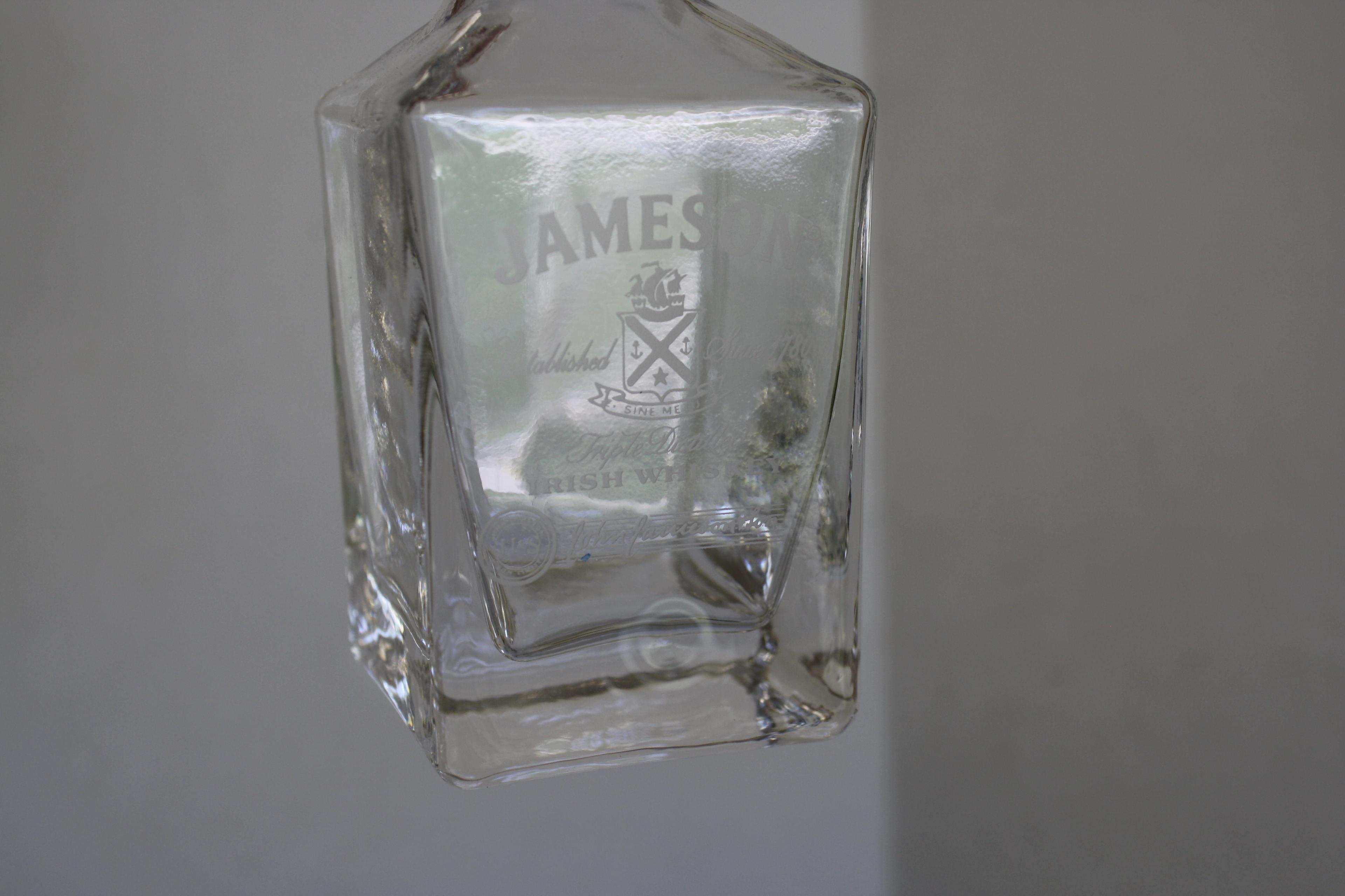 Jameson Glass Bottle with Shot Glasses