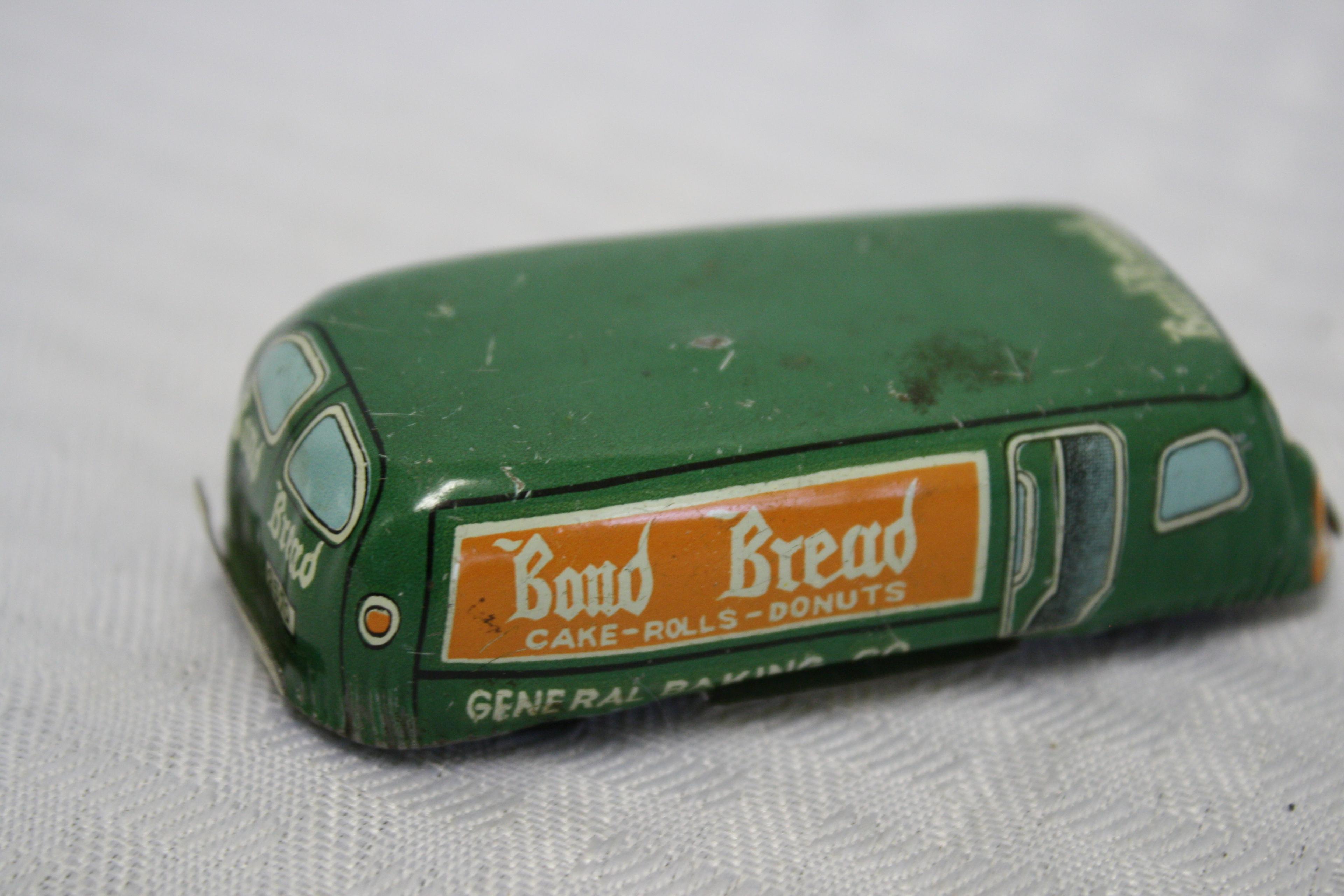 Line Mar General Baking Bond Bread Tin Litho Advertising Truck