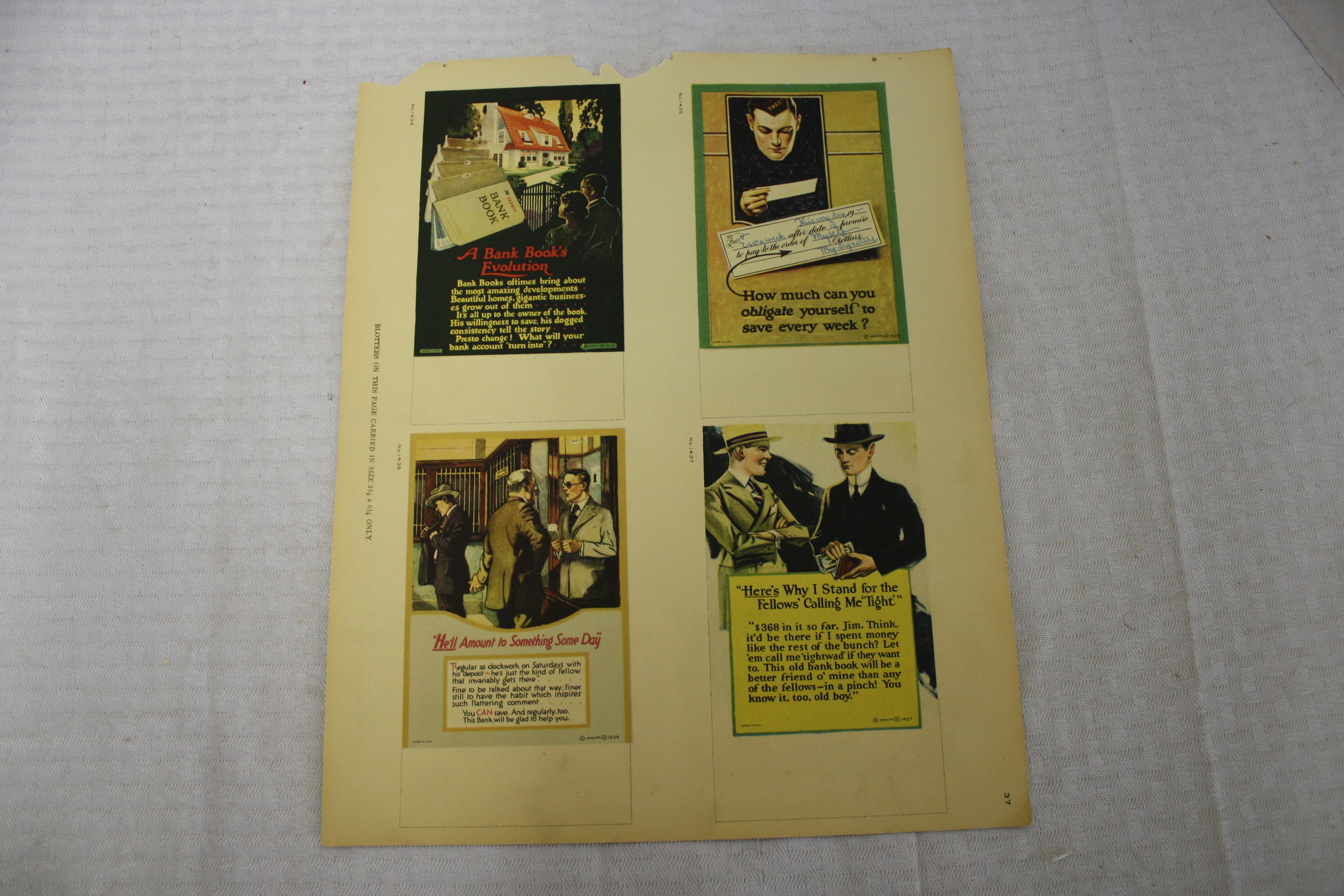 Lot of Art Advertising Blotters