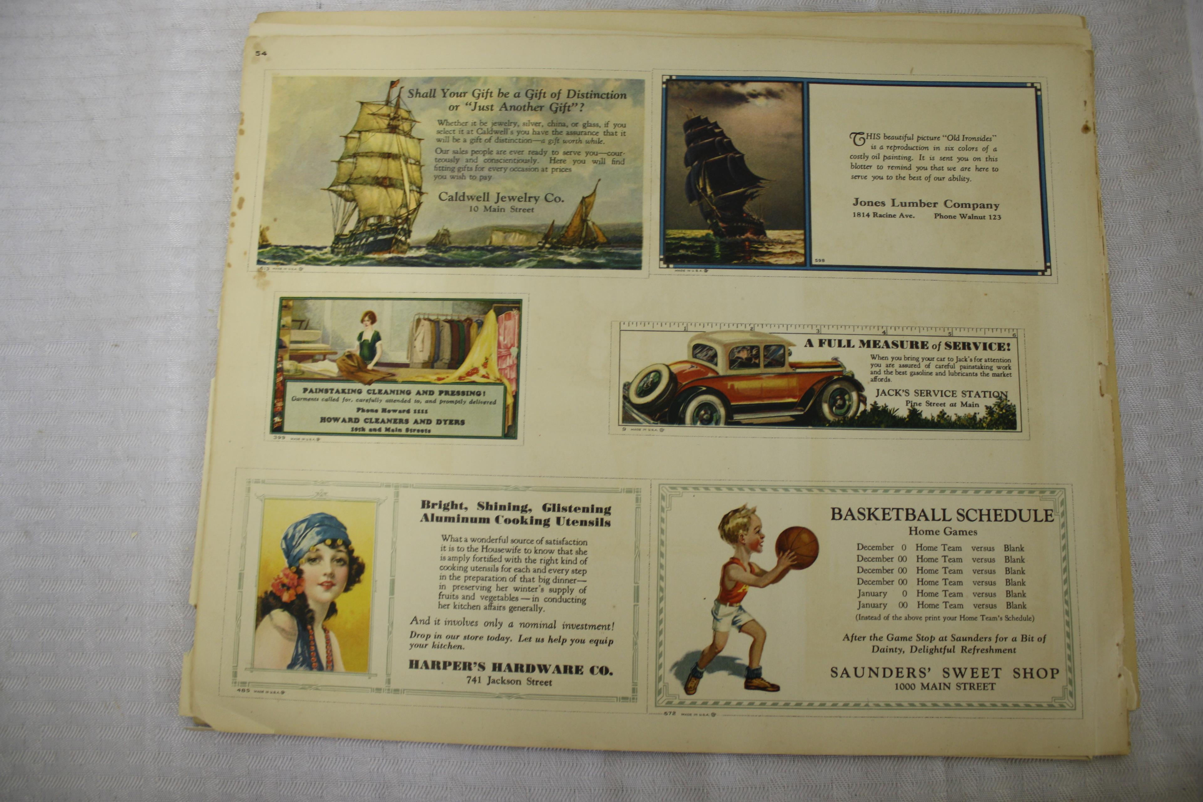 Lot of Art Advertising Blotters