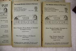 Lot of 8-1930's "The Debunker" Booklets