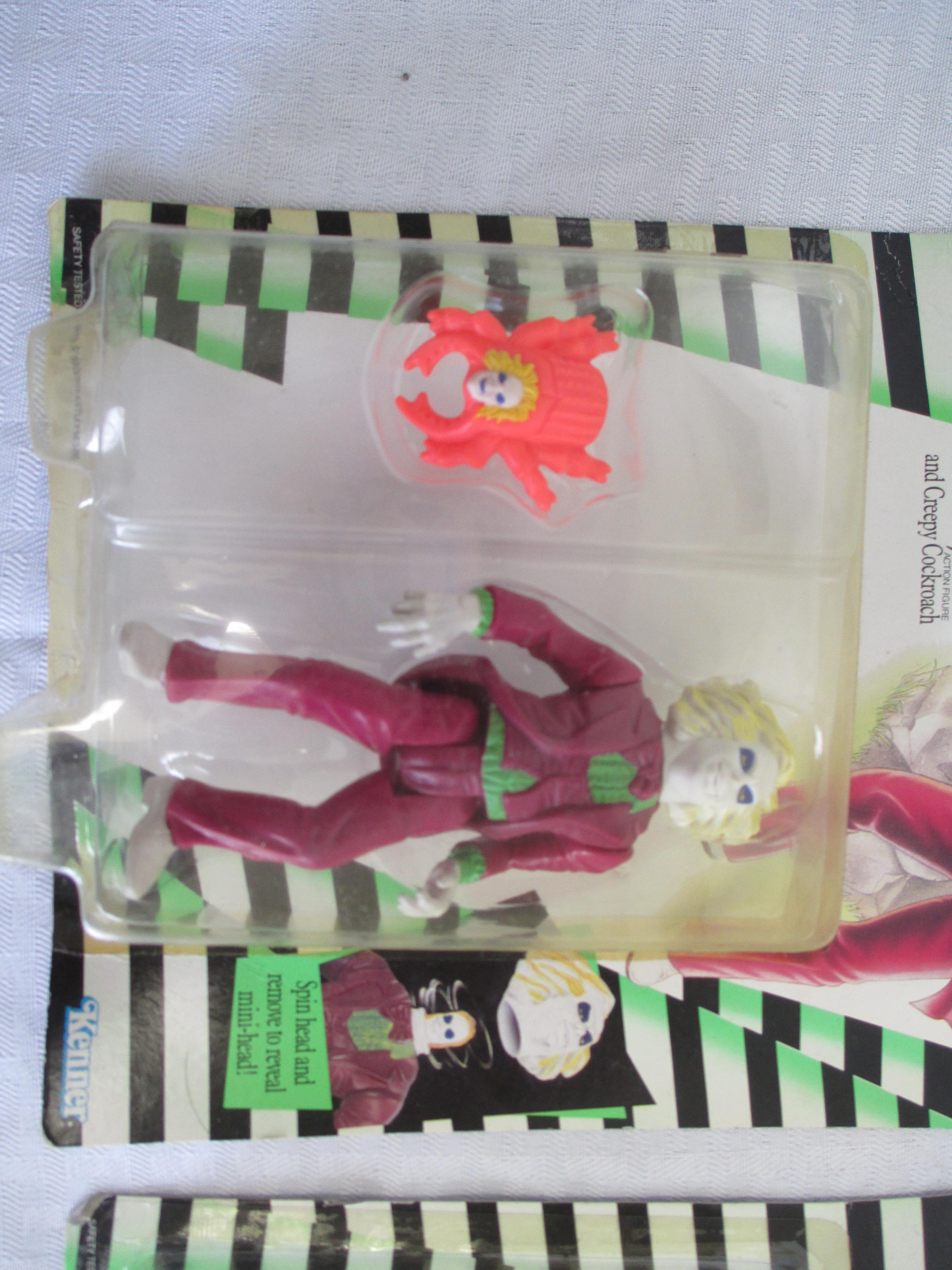 Kenner- Beetlejuice- Pair of Action Figures- New on Card