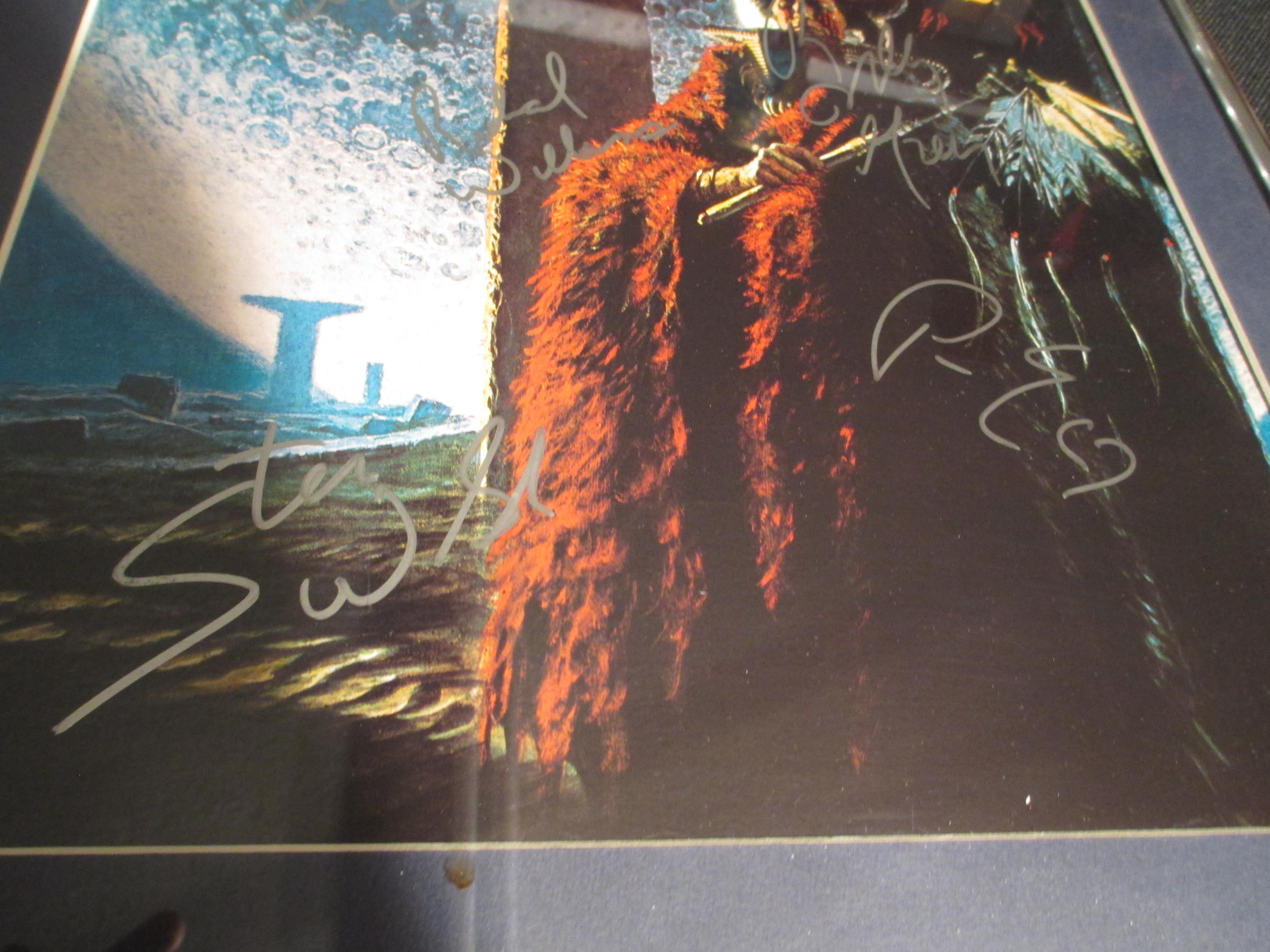 Kansas Autographed 'Monolith' Framed Album Cover