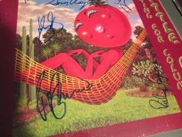 Little Feat Autographed 'Waiting for Columbus' Framed Album Cover