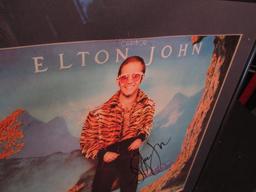 Elton John Autographed 'Caribou' Framed Album Cover