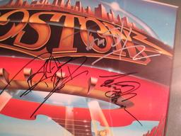 Boston Autographed 'Don't Look Back' Framed Album Cover