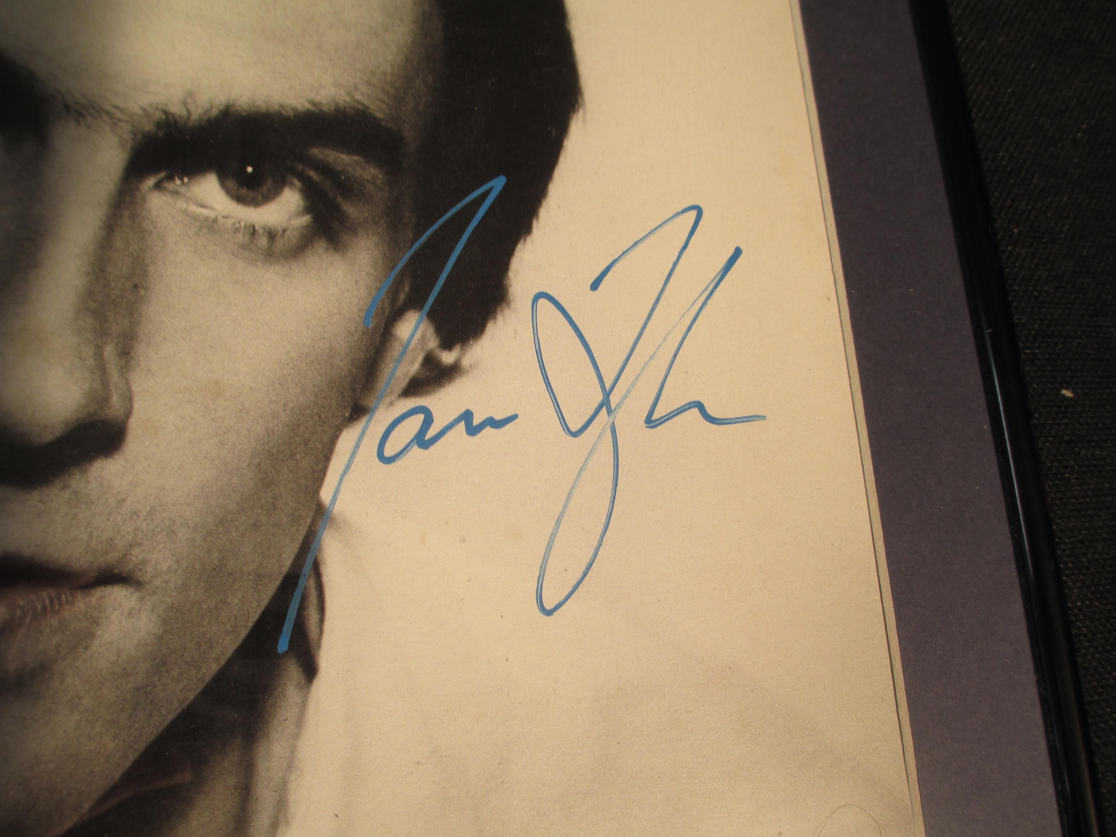 James Taylor Autographed 'JT' Framed Album Cover