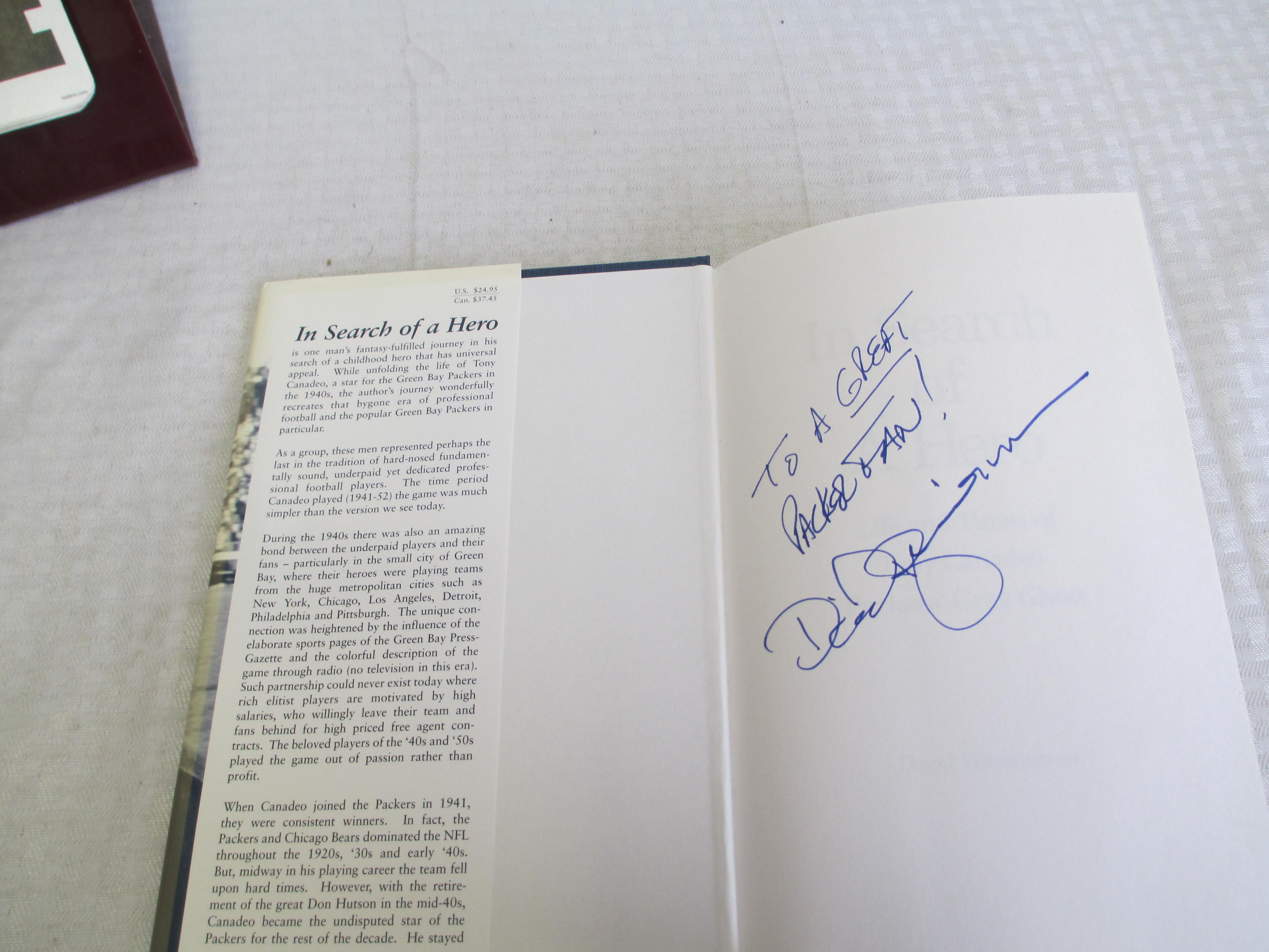 Autographed "In Search of a Hero" Hardcover Book