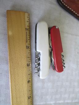 Various Swiss Style Knives- Lot of 5