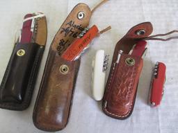 Various Swiss Style Knives- Lot of 5