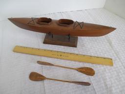 16 inch Handmade Wooden Two-Man Kayak