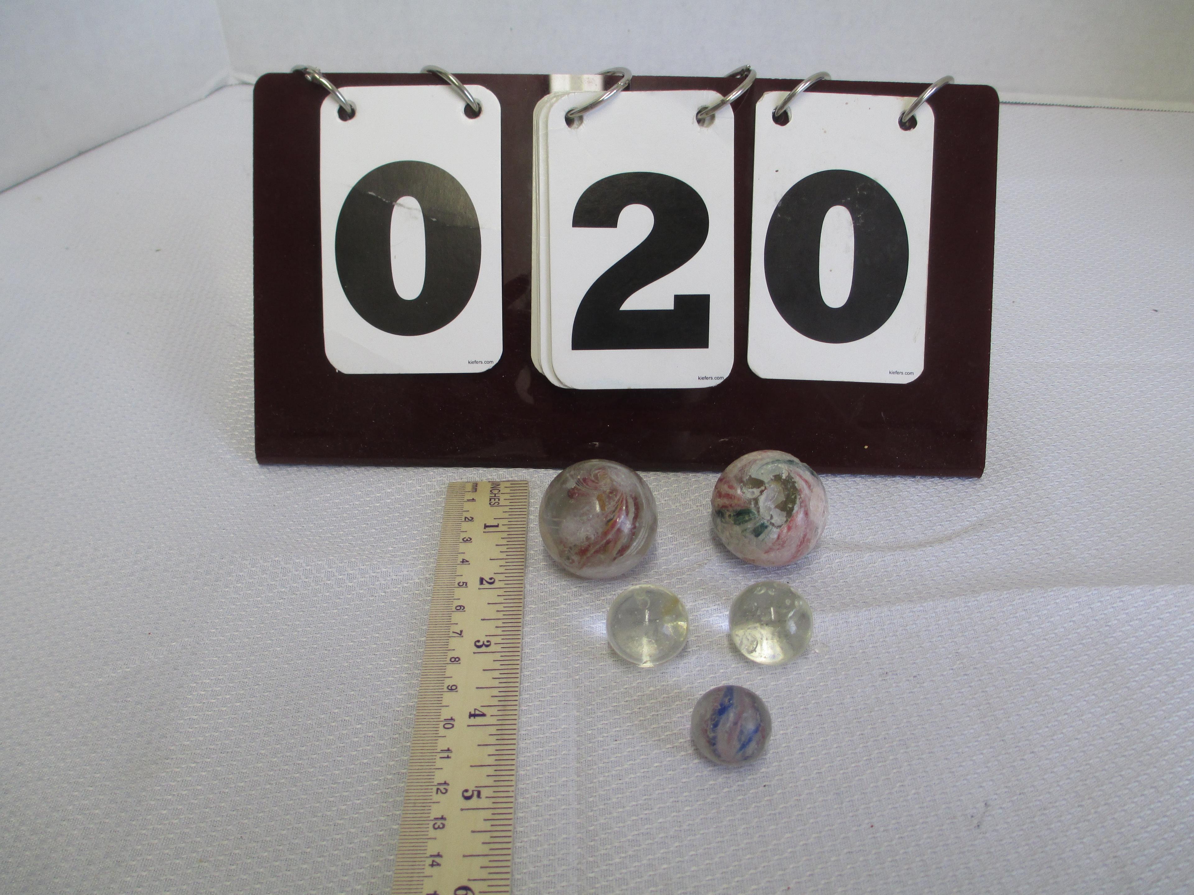 Assortment of Shooter Marbles