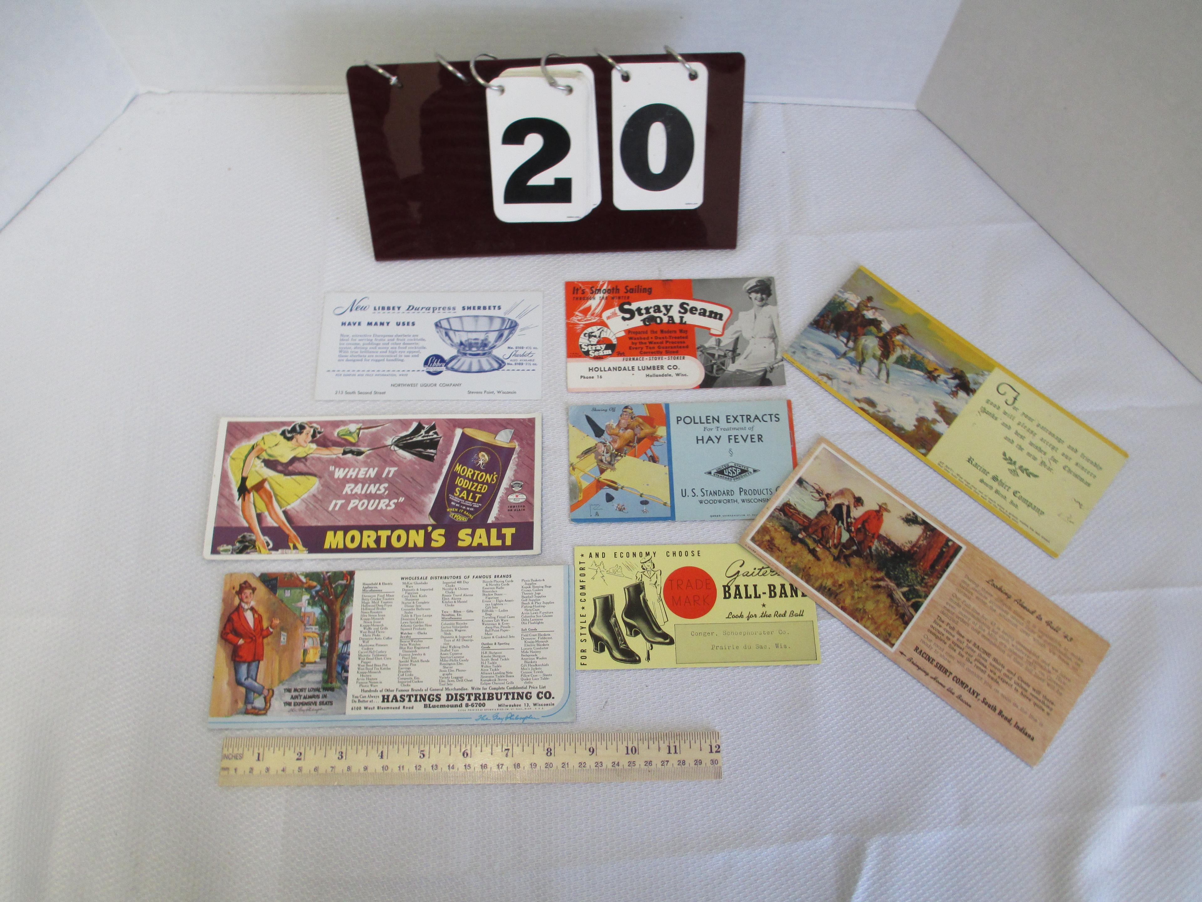 Lot of 8- Advertising Blotters 2 of 3