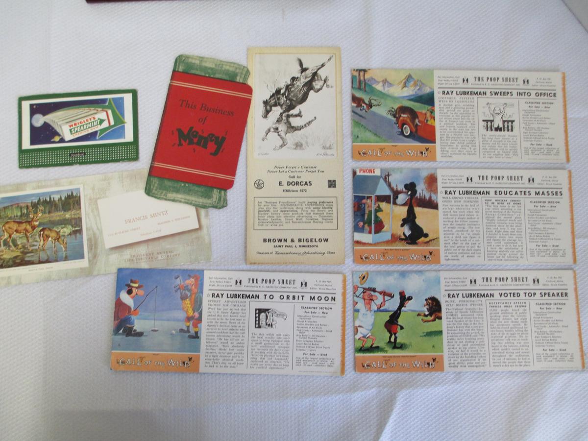 Lot of 8- Advertising Blotters 3 of 3