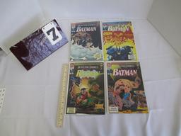 Lot of 4- DC Batman Comics