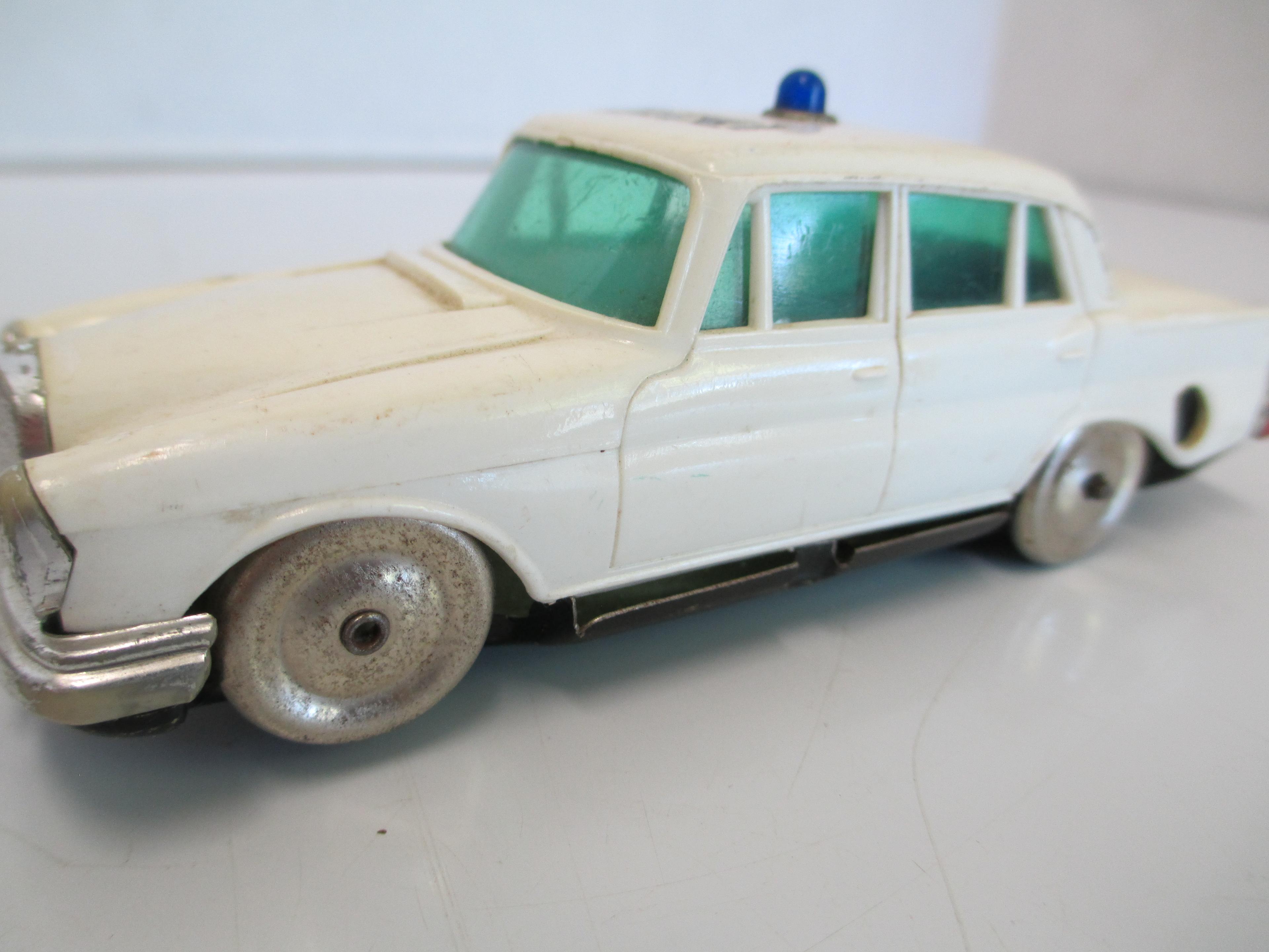 5" Wind Up Shuco Mirako Police Car - Western Germany