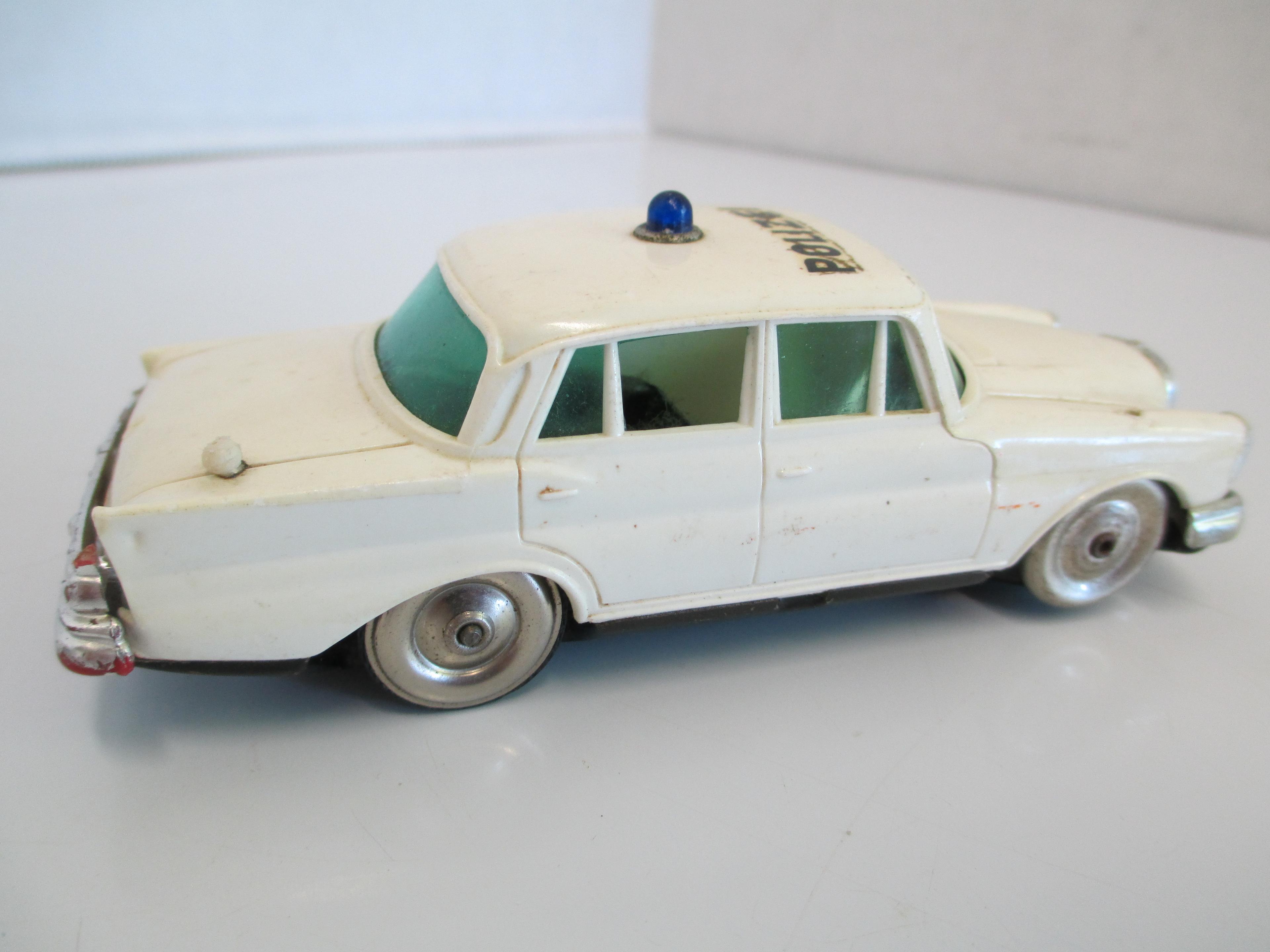 5" Wind Up Shuco Mirako Police Car - Western Germany