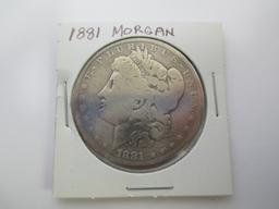 1881 Morgan Silver Dollar