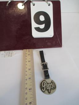 Pepsi Sterling Silver Watch Fob