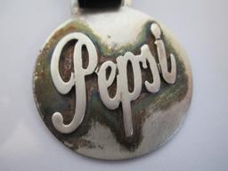 Pepsi Sterling Silver Watch Fob