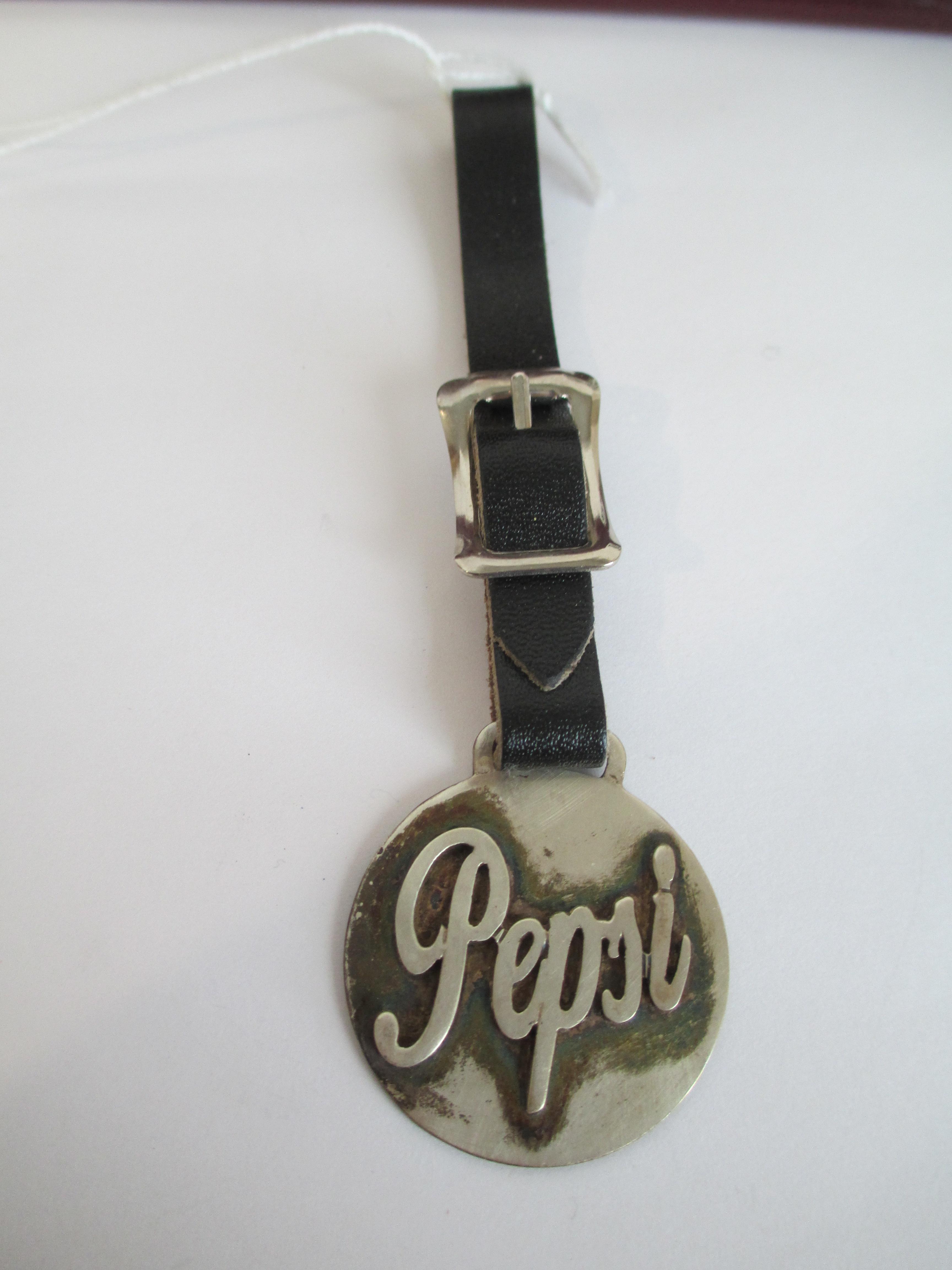 Pepsi Sterling Silver Watch Fob